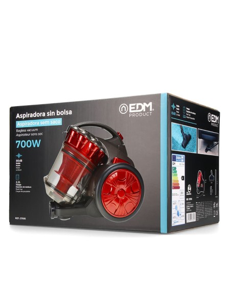 Aspirador sin bolsa multiciclonico pequeño 2,2 l 700 w