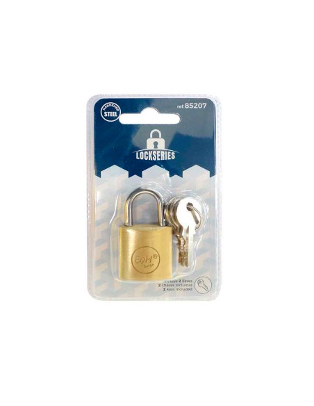 Candado de latón arco normal 25mm