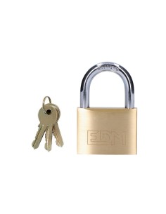 Candado de latón arco normal 60 mm