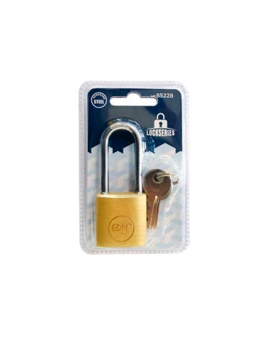 Candado latón arco largo 30 mm