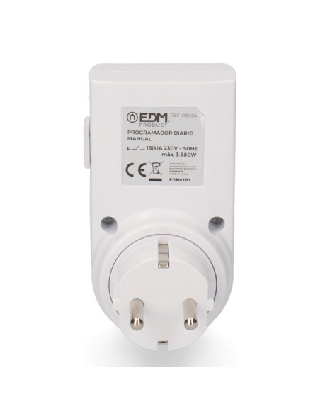 Programador diario analógico 230 v 16 a