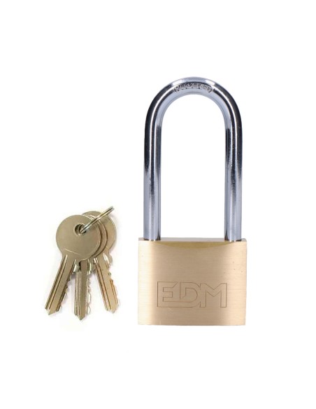 Candado latón arco largo 50 mm