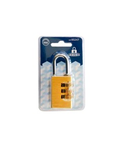 Candado de latón con combinación 28 mm 2