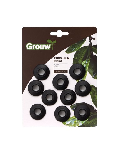 Conjunto de 10 anillas de plástico para toldos...