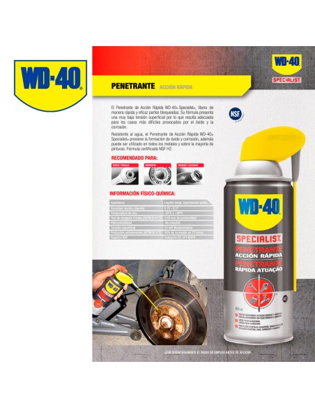 Specialist penetrante wd40 400ml 34383