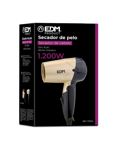 Secador de pelo de viaje bi-tension 1000 - 1200 w
