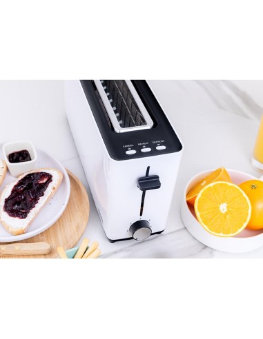 Tostadora ranura larga white design 900 w