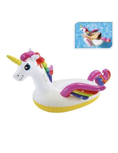 Flotador diseño unicornio 198 x 140 x 102 cm