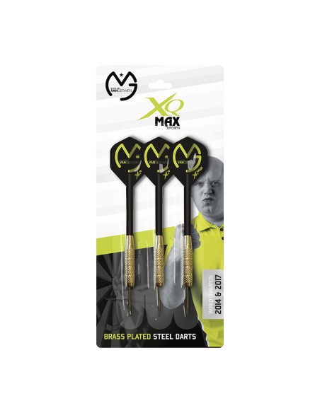 Set de 3 dardos de acero chapado 18g