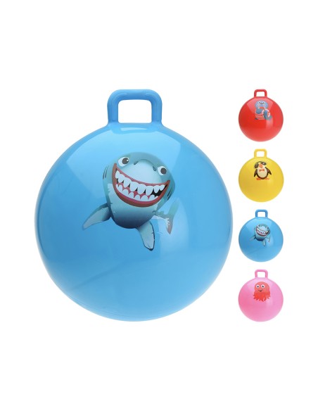 Pelota saltarina diseños y colores surtidos ø55cm