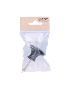 Pomo 38mm hierro negro 2