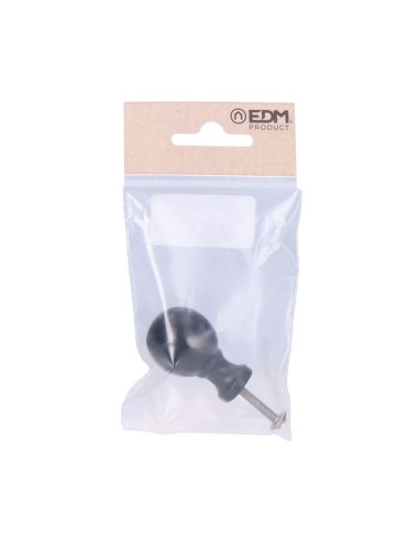 Pomo bola 25 mm hierro negro