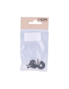 Pomo ovalado 22mm hierro forjado 2