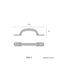 Tirador plano 155mm h° antiguo edm 2