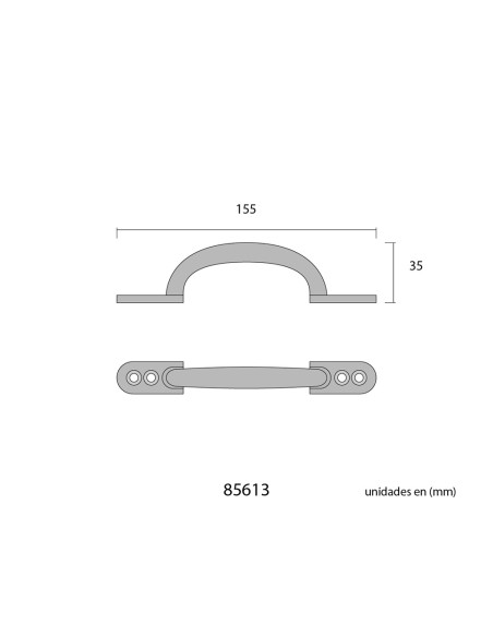 Tirador plano 155mm h° antiguo edm