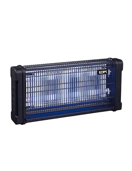 Mata insectos profesional eléctrico 2x15w 100m² 54,2x10x26,5cm 340° color negro edm