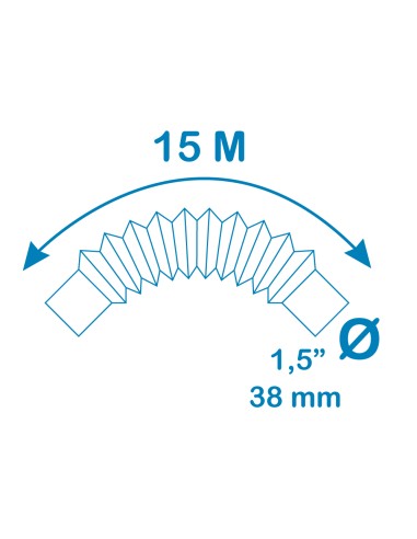 Manguera autoflotante 15m