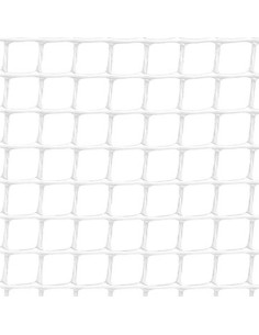 Rollo de malla ligera cadrinet color blanco 1 x 25 m cuadro: 10 x 10 mm