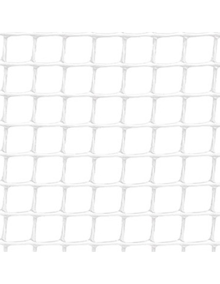 Rollo de malla ligera cadrinet color blanco 1 x 5 m cuadro: 5 x 5 m