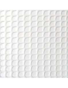 Rollo de malla ligera cadrinet color blanco 1 x 25 m cuadro: 4,5 x 4,5 mm