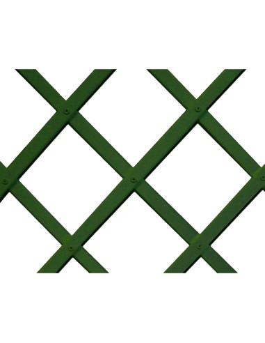 Celosia de plastico 1 x 2 m color verde perfil de listones 22 x 6 mm