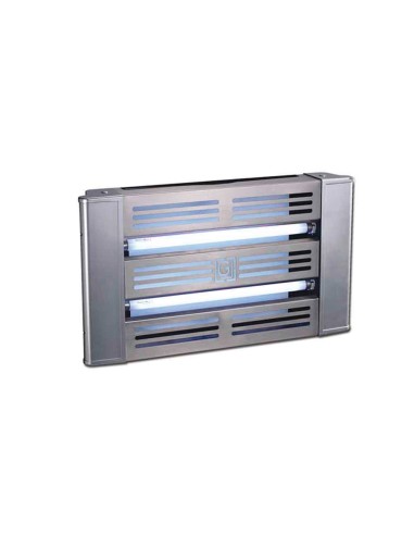 Atrapa insectos con placa adhesiva 2x15w 100m² 61x8,5x35cm