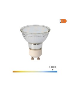 Bombilla dicroica cristal led gu10 5 w 400 lm 6400 k luz fria ø5 x 5,5 cm