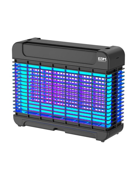 Mata insectos profesional electronico con led 10w 100m² 31,6x10x26,3cm color negro edm