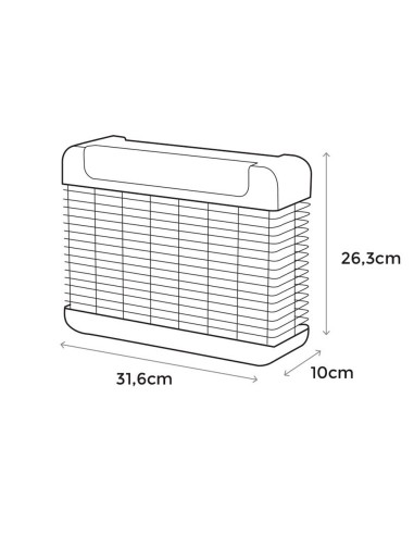 Mata insectos profesional electronico con led...