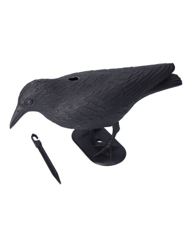 Cuervo ahuyenta pajaros 36x13x18cm