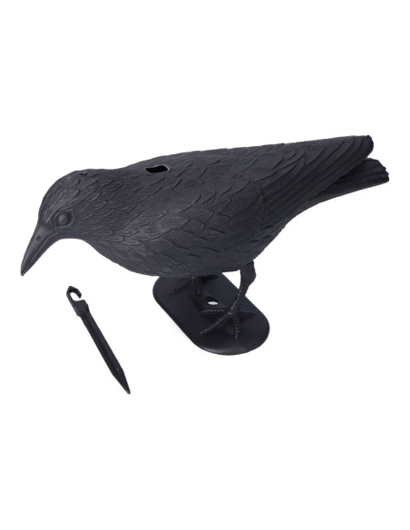 Cuervo ahuyenta pajaros 36x13x18cm