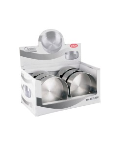 Cenicero de acero inoxidable ø8cm 2