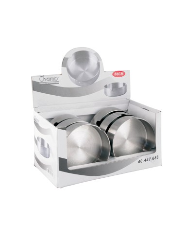 Cenicero de acero inoxidable ø8cm